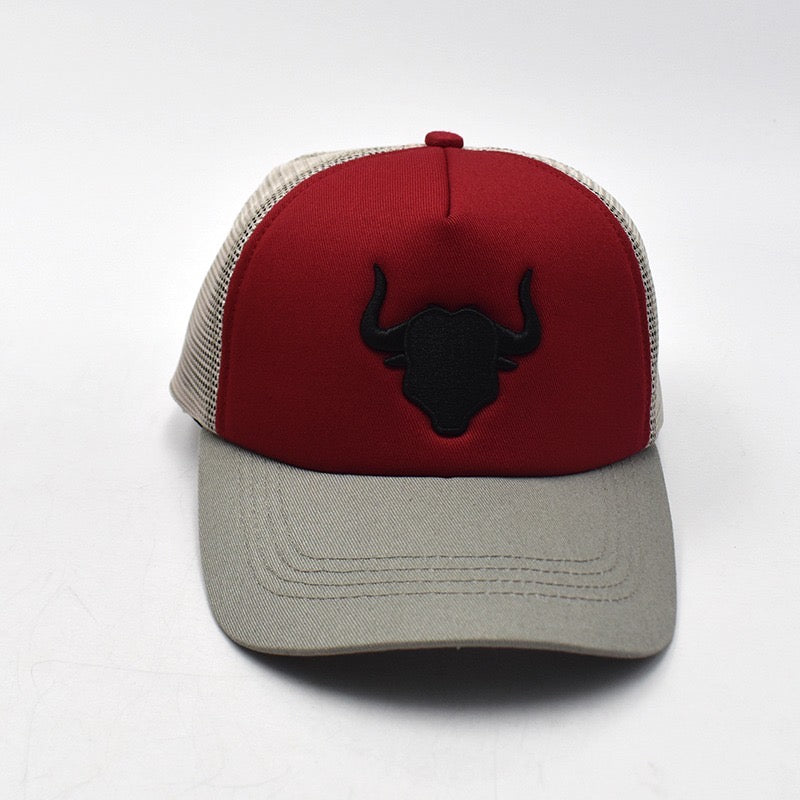 Black bull red
